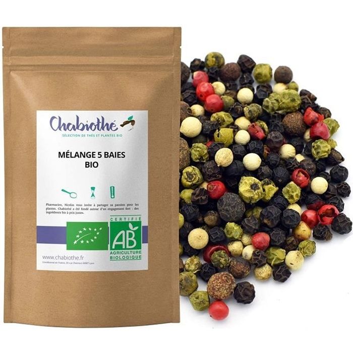 CHABIOTHE Mélange 5 Baies Bio 200g