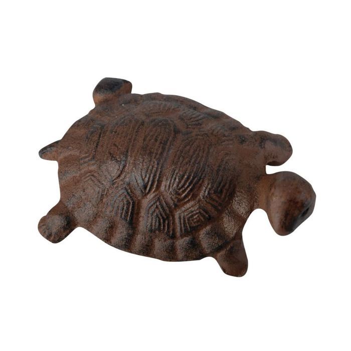 Tortue décorative en fonte
