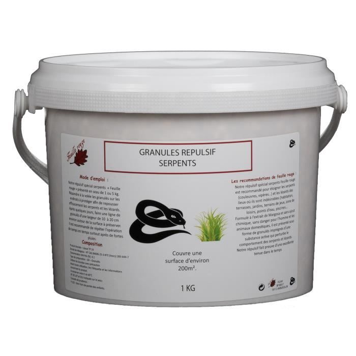 Granulés répulsif serpents