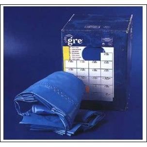 Liner 0,40 piscine ronde D240 + rail d'accroche