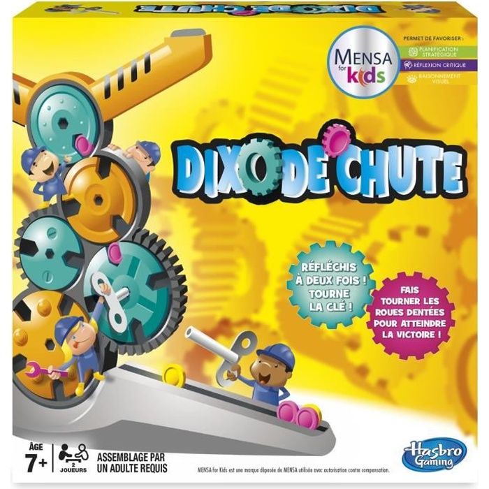 Dix de Chute - Hasbro Gaming - Jeu de societe de strategie - Version francaise
