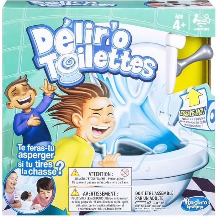 HASBRO GAMING - Délir'O Toilettes - Jeu de Société