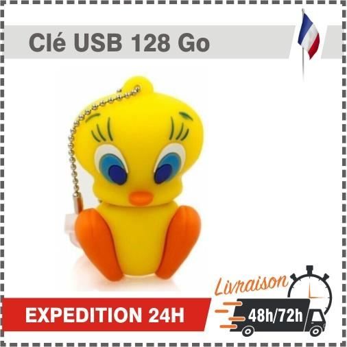Clé USB 128 Go Flash Drive USB 128 GB 100 % Réel 2.0 Bon Pour cadeaux