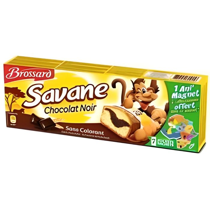Gateaux marbrés au chocolat noir 189g Brossard