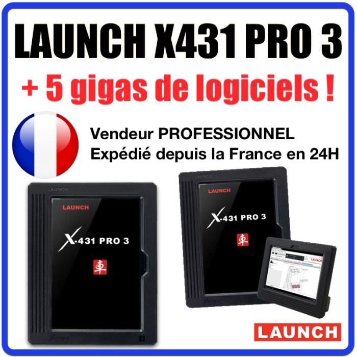 Launch X431 PRO 3 - Valise Diagnostic MULTIMARQUES PRO - AUTOCOM DELPHI ELM327 VAG COM