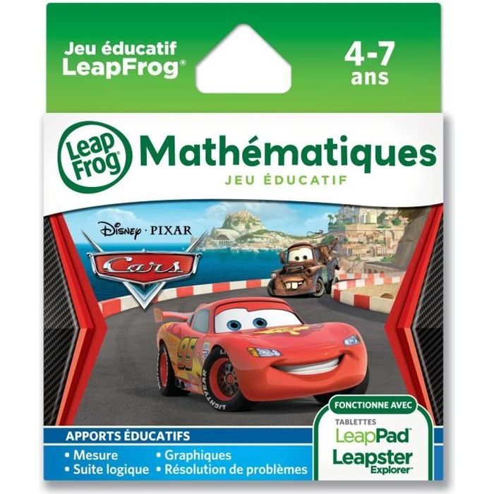 CARS 2 Explorer Jeu LeapPad LeapFrog