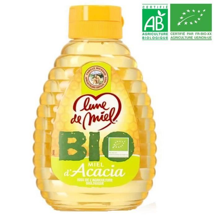 Miel d'acacia liquide - Bio - 250g