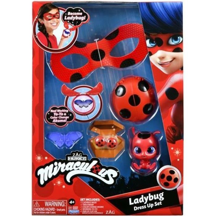 Ensemble de deguisement Miraculous - Coccinelle Set d'ha