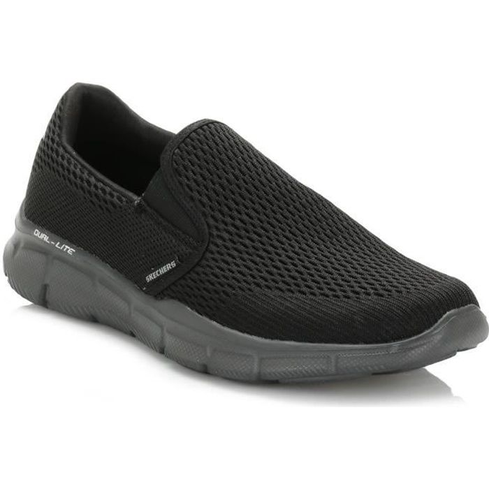 Skechers Homme Noir Equalizer Double Play Baskets
