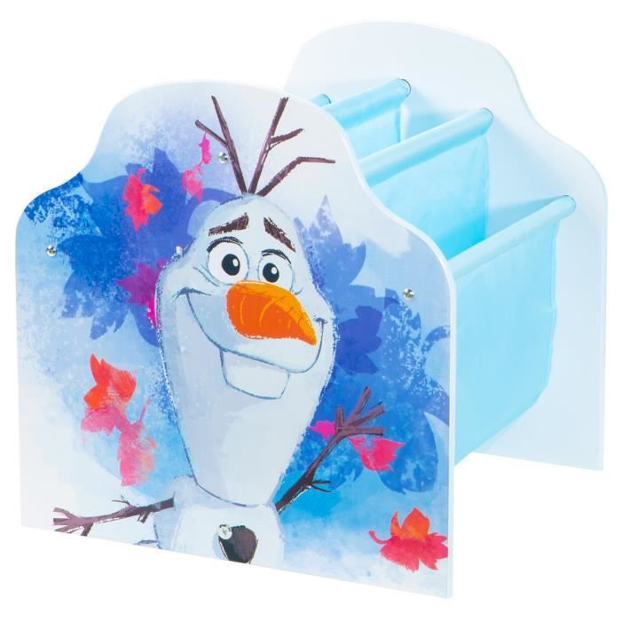 Bibliothèque à pochettes - Rangement de livres pour chambre d’enfant Reine de neiges