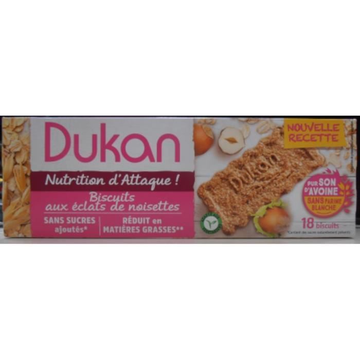Dukan biscuits noisettes et son d'avoine 225g