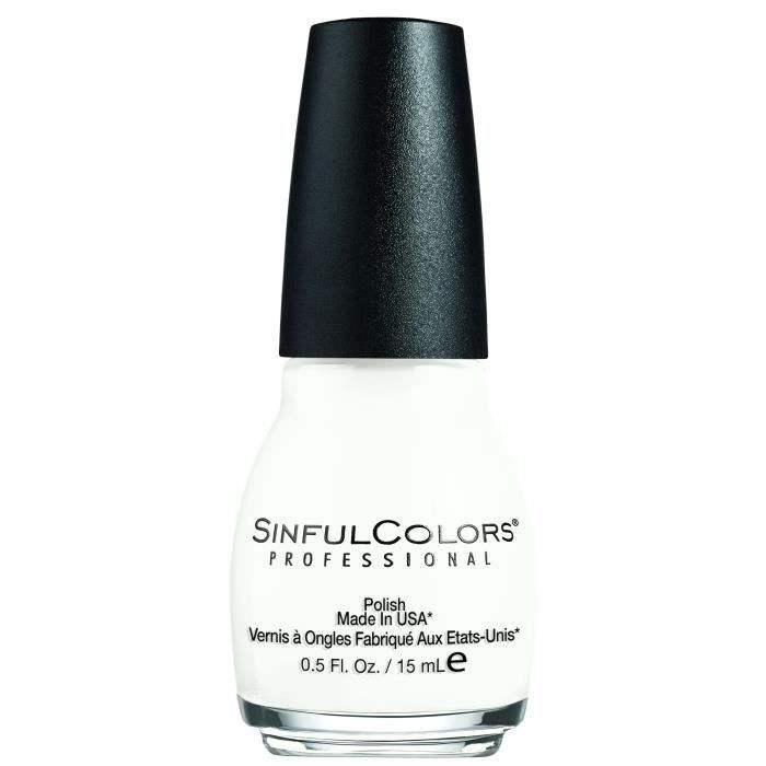 SINFUL Vernis à ongles n° 101 Snow Me White - 15 ml