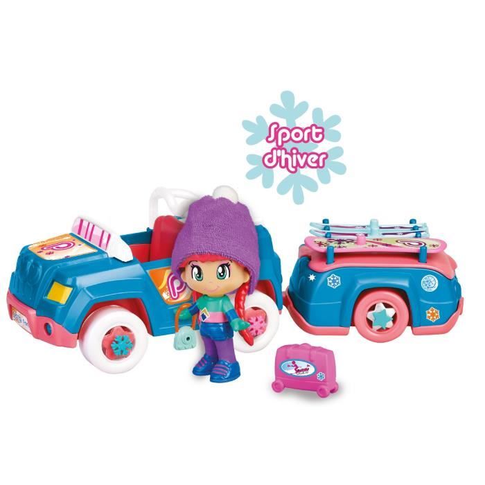 Pinypon - La voiture remorque - Sport d'hiver