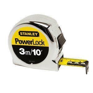 Stanley 033523 Micro Powerlock Mètre à ruban 3 m