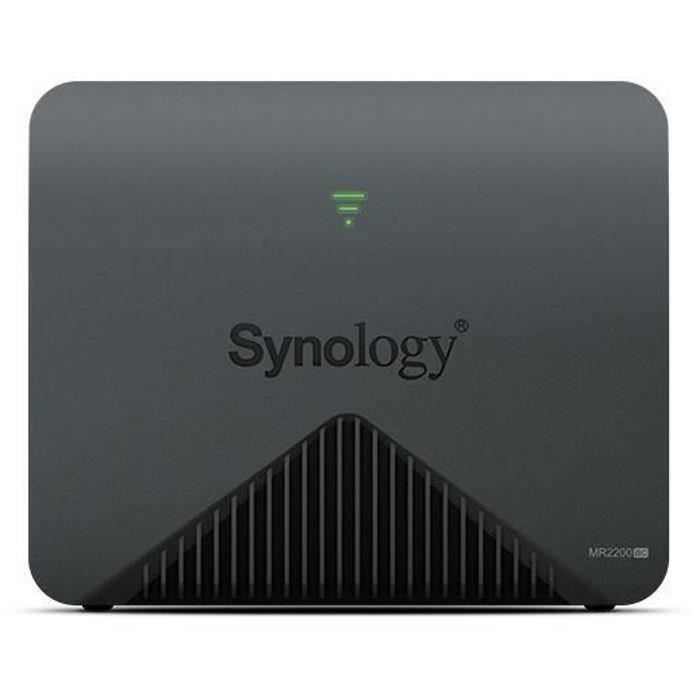 SYNOLOGY Router sem fios Synology MR2200ac - IEEE 802.11ac - Ethernet - Banda ISM 2,40 GHz - Banda UNII 5 GHz