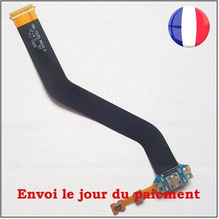 Nappe connecteur charge USB Samsung Galaxy TAB 4 10.1 SM-T530 / T531 / T535 ©TOPALLI