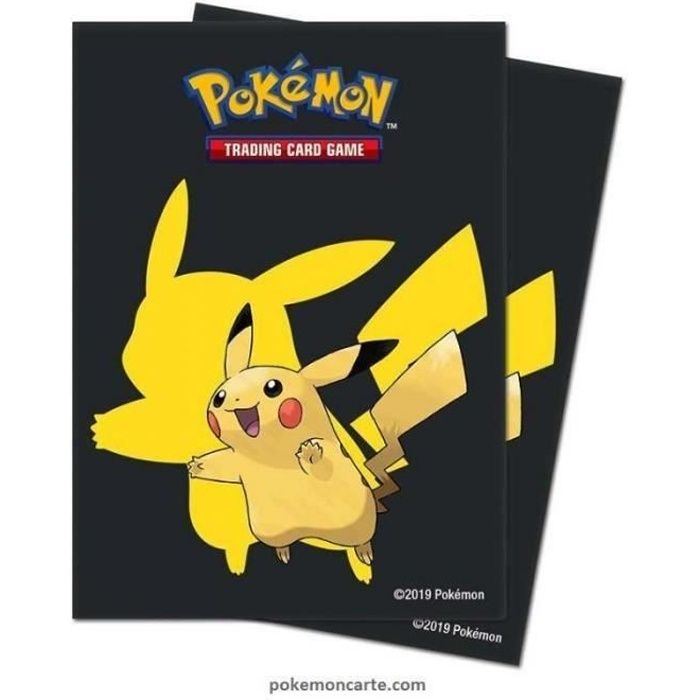 Pokémon 65 Protèges cartes Pikachu 2019