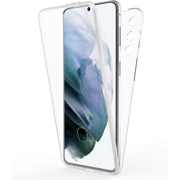 Coque 360 degrés Samsung Galaxy S22 Ultra 5G Protection intégrale arrière PC Case et Avant TPU Transparente