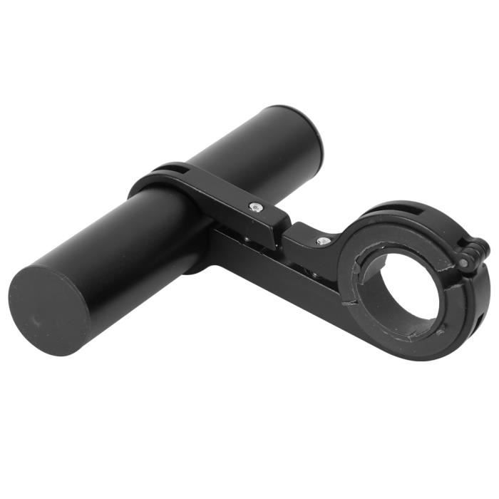 Zerone Rallonge de guidon de vélo Vélo Guidon Extension Support Multifonction 10 cm Extender Vélo Lumière lampe de Poche Support