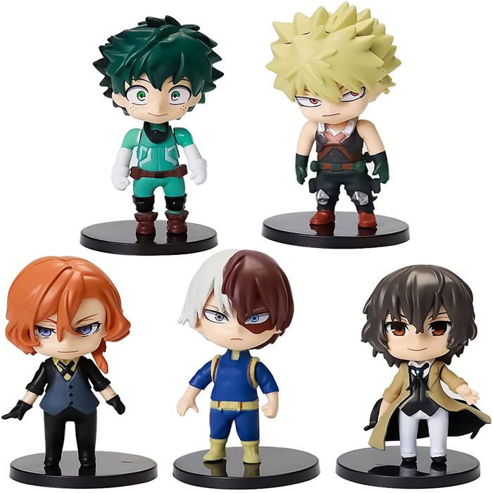 Figurines K-Pop De-Mon Hunters - Set De 6 Mini Figurines PVC (Rumi, Mira, Zoey) - Collection, Décoration Bureau - Cadeau Fan