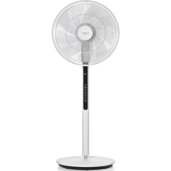 Spring X32 Ventilateur sur Pied Silencieux avec Télécommande Moteur Brushless Économie Puissant Flux d’air 32 Vitesses Oscillant - Viola
