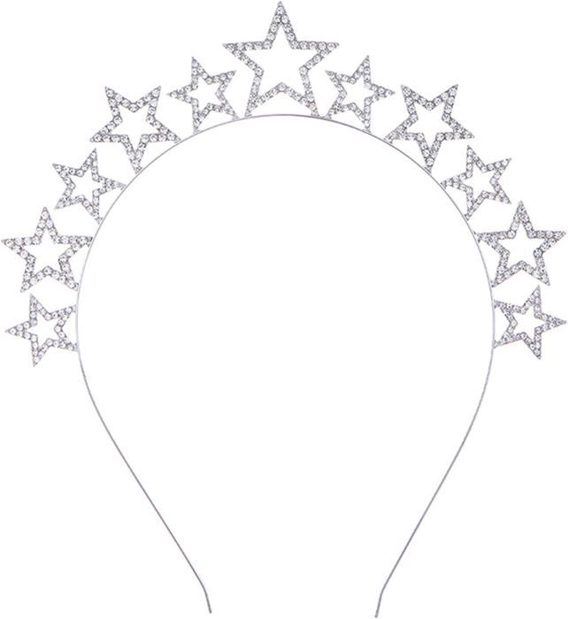 Couronne Anniversaire Fille Strass & Paillettes – Diadème Rose Cristal – Fête & Cadeau Princesse