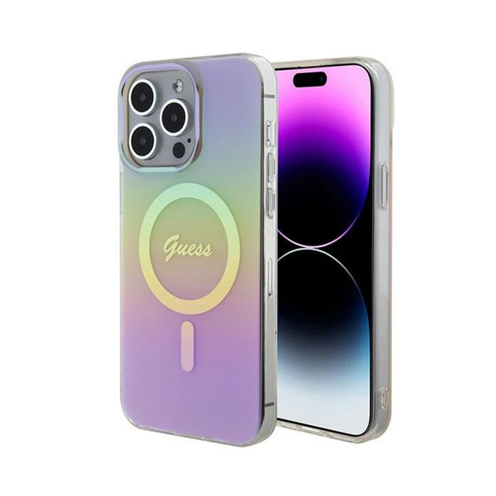 Guess IML Iridescent MagSafe - Coque iPhone 15 Pro Max - vue 1