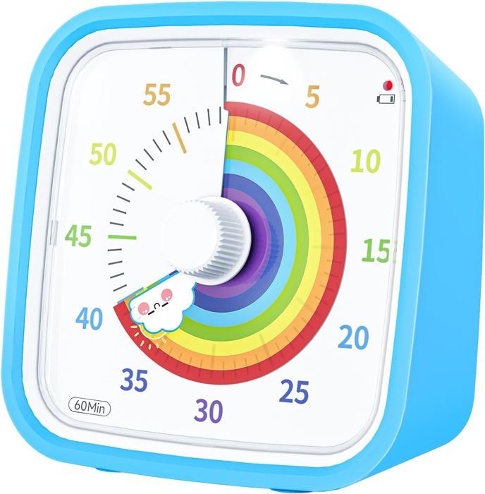 Minuteur Visuel Avec Pause - Pour Enfants, TDAH, Cuisine, Devoirs, Gestion Du Temps Ludique - 9