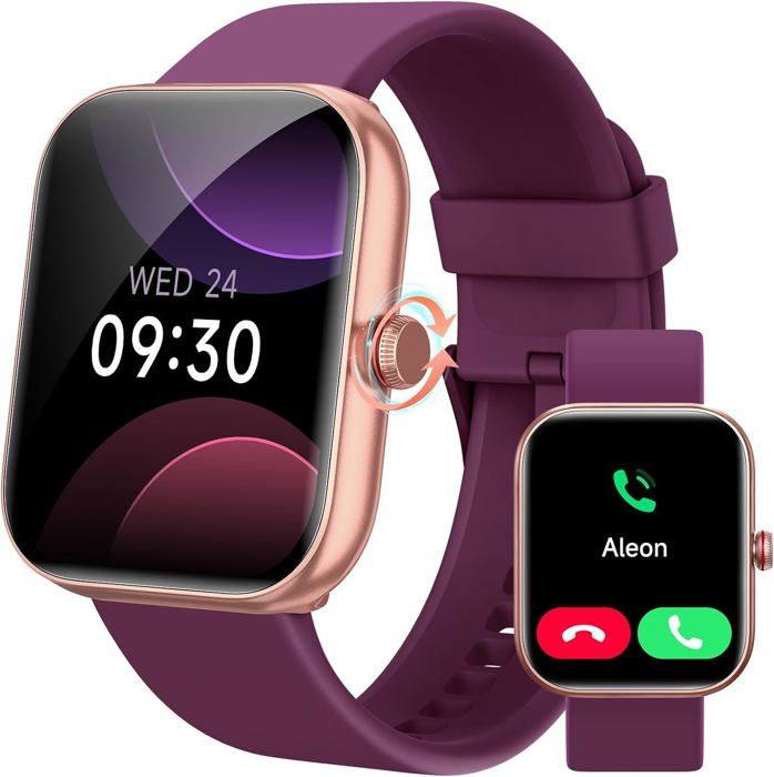 Montre Connectee Homme Femme Avec Repondre Numeroter 1 91 Montres Connectees Iphone Samsung Android Smartwatch Avec Ai Alexa I