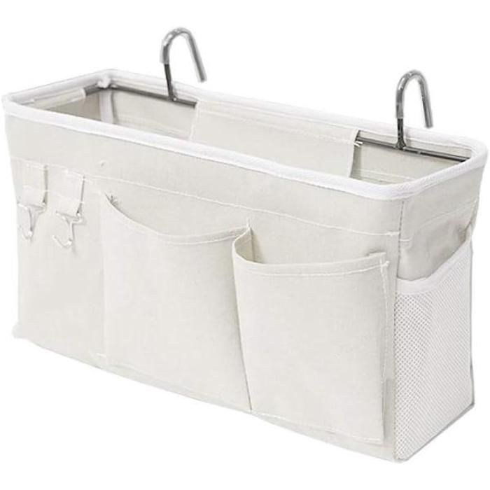 Lot De 4 Mini Sacs En Lin Avec Crochets - Organisateurs Muraux Décoratifs Pour Maison