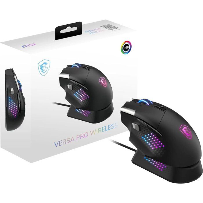 Souris Gaming MSI VERSA PRO W – 26000 DPI, 80h Autonomie, 13 Boutons Programmables - vue 4