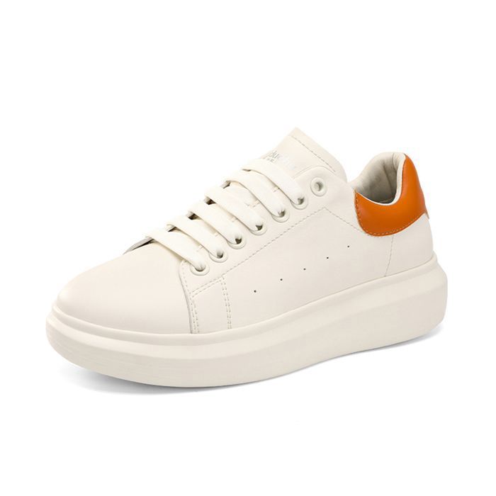 YAEFDD Chaussures unisexes blanches décontractées - Élégantes et adaptées à toutes les occasions Le choix idéal pour un style polyvalent