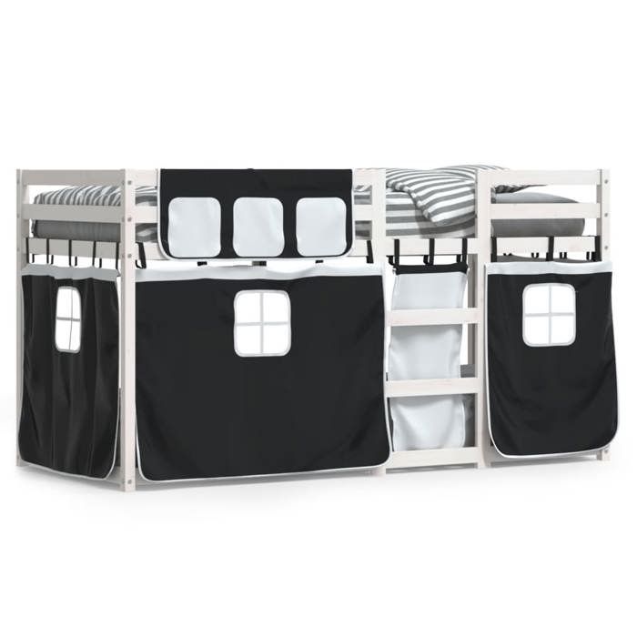 Lit double enfant-Lit superposé - Double/2 Personnes - 80x200 cm bois de pin massifCdiscount2025 FAFA5262