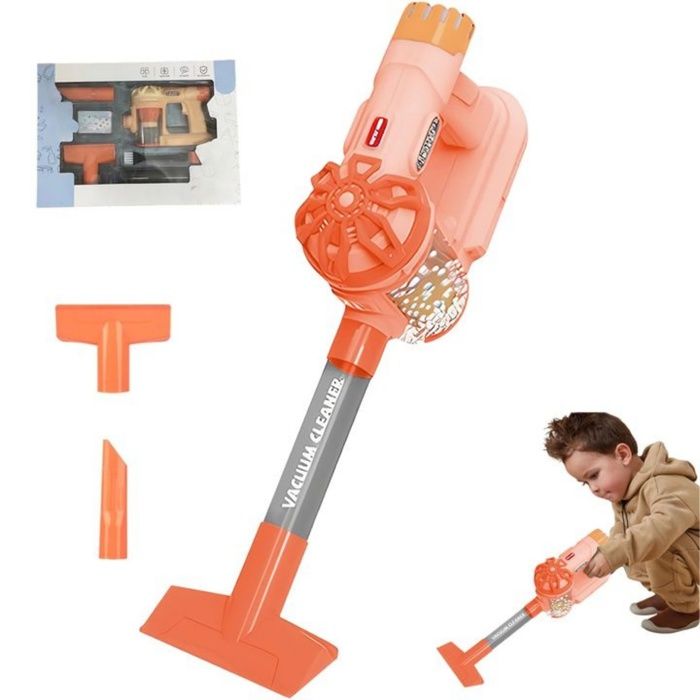 Aspirateur Enfant Fonctionnel 3 en 1 Aspirateur Jouet Enfant avec Aspiration Réelle Jouet Éducatif pour Un Jeu Réaliste dès 3 Ans