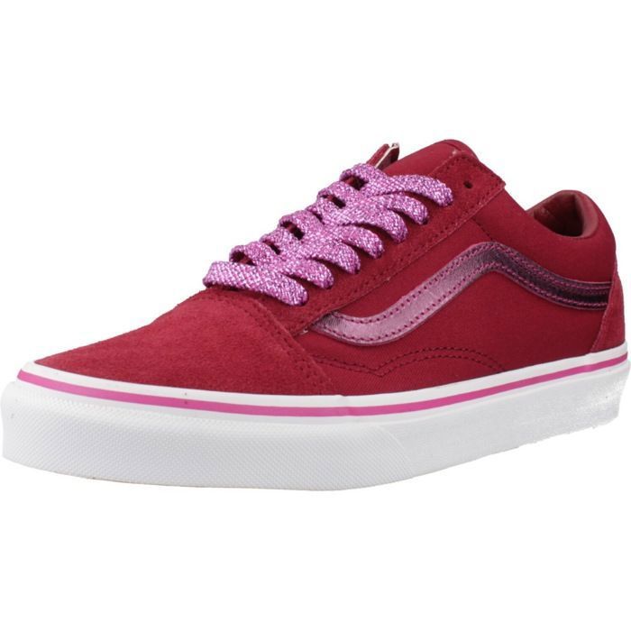 Vans Sport > Zapatillas Mujer Modèle Chaussure Vans Modèle Old Skool Mtlc - Coleur Bordeaux