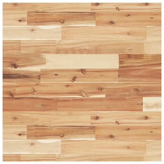 Dessus de table en bois dacacia - KALISSE - 60x60x2 cm - Bois massif - Finition à lhuile naturelle - Carré - Brun