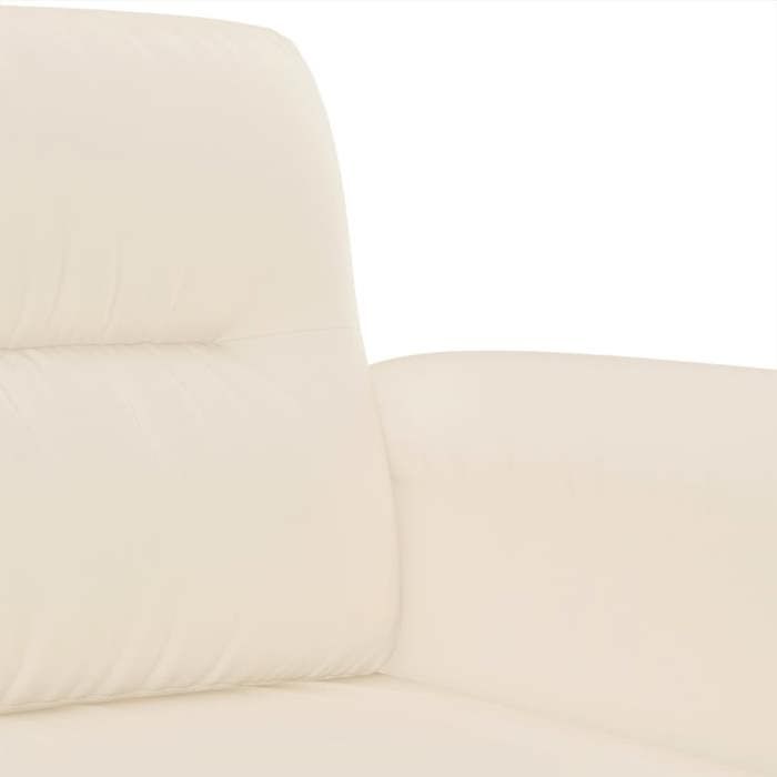 BURKE@ Chaise de canapé - 1 PERSONNE - Sofa simple - beige 60 cm tissu microfibre SS1821