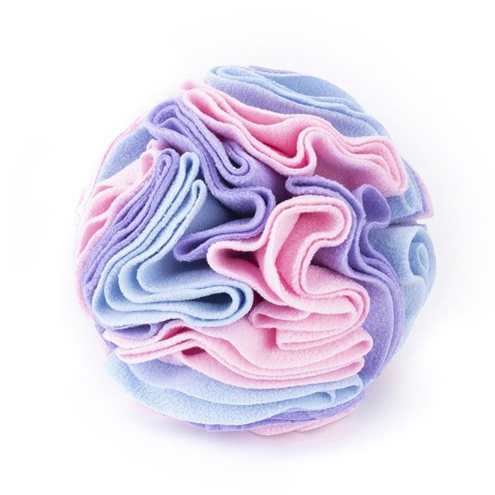 Jouet interactif pour chien - Phoesky - Puzzle Snuffle Ball - Tapis de reniflement - Violet - 15x15 cm - Jouet à mâcher
