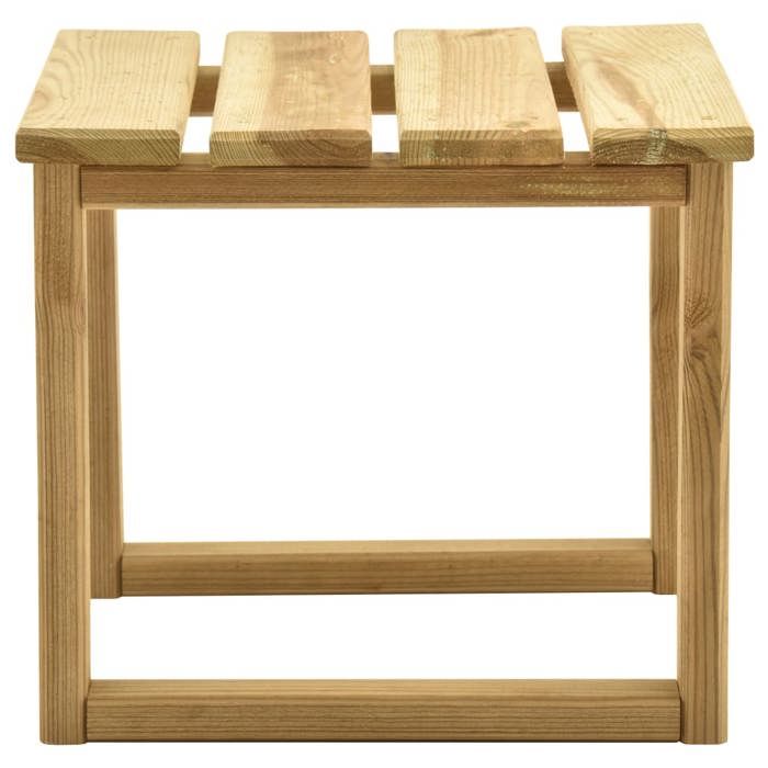1pc Vert Meuble de balcon 2/4 PERSONNES - Table de transat 30x30x26cm Bois de pin imprégné CL58679954792