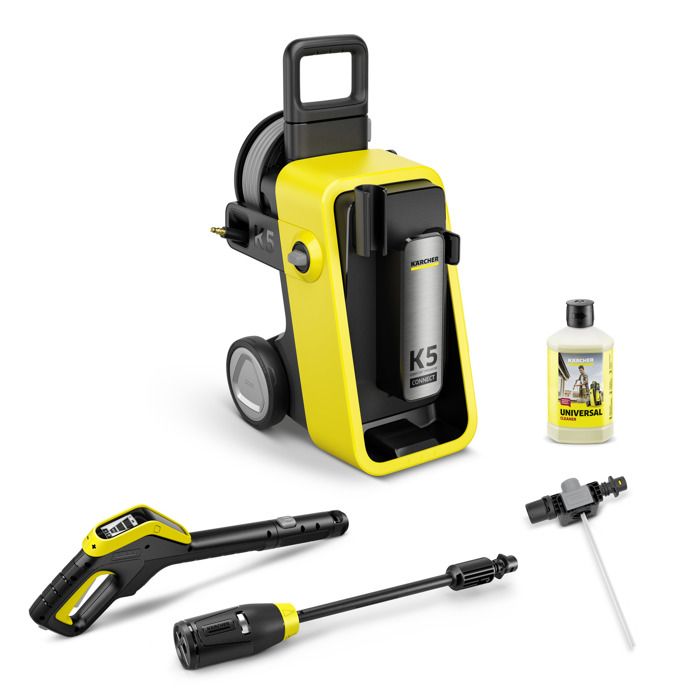 Nettoyeur Haute Pression Kärcher K 5 Comfort Premium CONNECT – Pression 145 Bar, Débit 500 l/h, Connecté Bluetooth