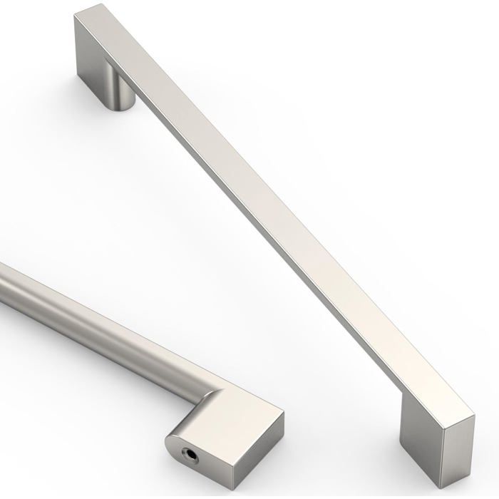 Poignée De Meuble Inox Brossé Fixation 192 mm Lot De 10 Tirant Pour Porte De Placard Et Tiroir Cuisine
