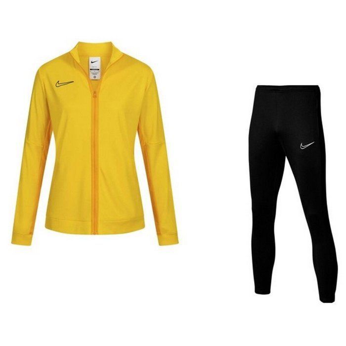 Ensemble jogging - NIKE - Academy 23 - Jaune/noir - Dri-FIT respirant - Veste zippée & pantalon fuselé
