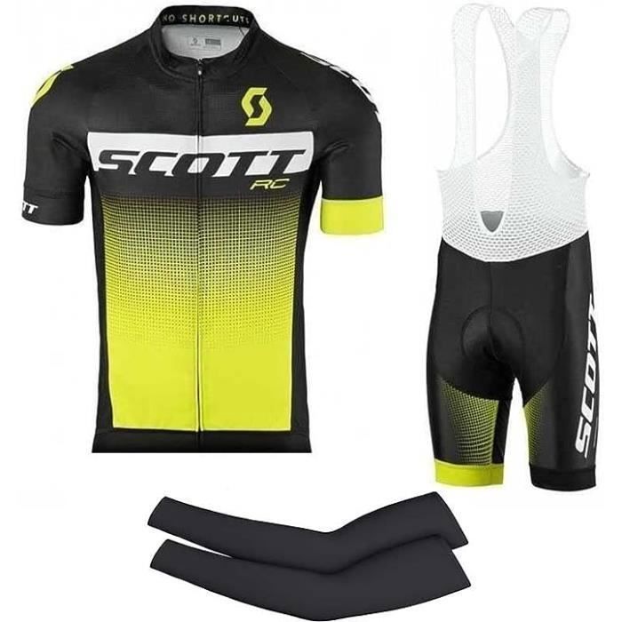 V&ecirc;tements Cyclisme Pro Homme Tenue Cycliste Manche Courte Jerseys VTT