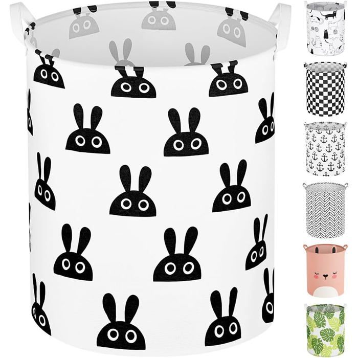 Grand Panier À Linge Corbeille À Linge Pliable Et Imperméable Autoportant Bac Linge Sale Avec Poignées Laundry Basket