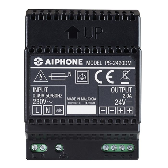 PS2420 24V DC 2 AMP POWER SUPPLY REGULATED AIPHONE AIPHONE PS-2420EDC main image 0