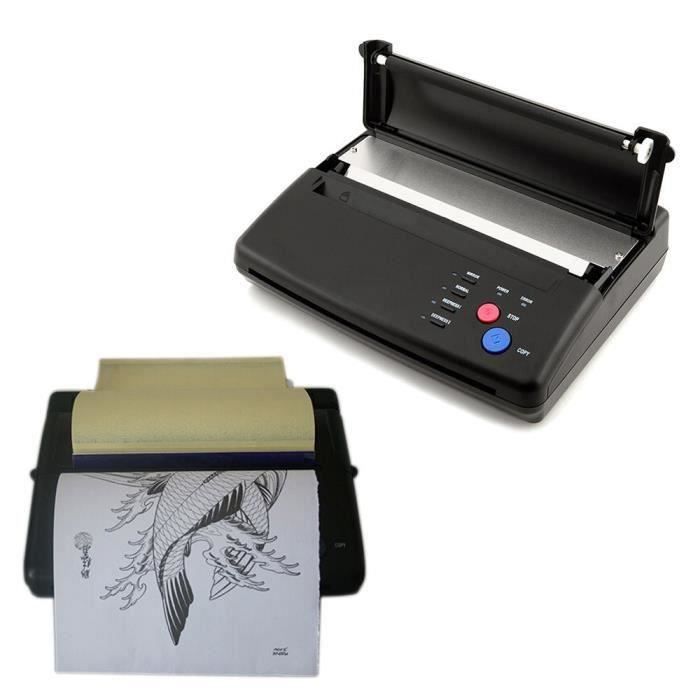 PLATANE®Machine d'imprimante de papier de pochoir thermique de copieur de transfert de tatouage de 2 types A5 A4