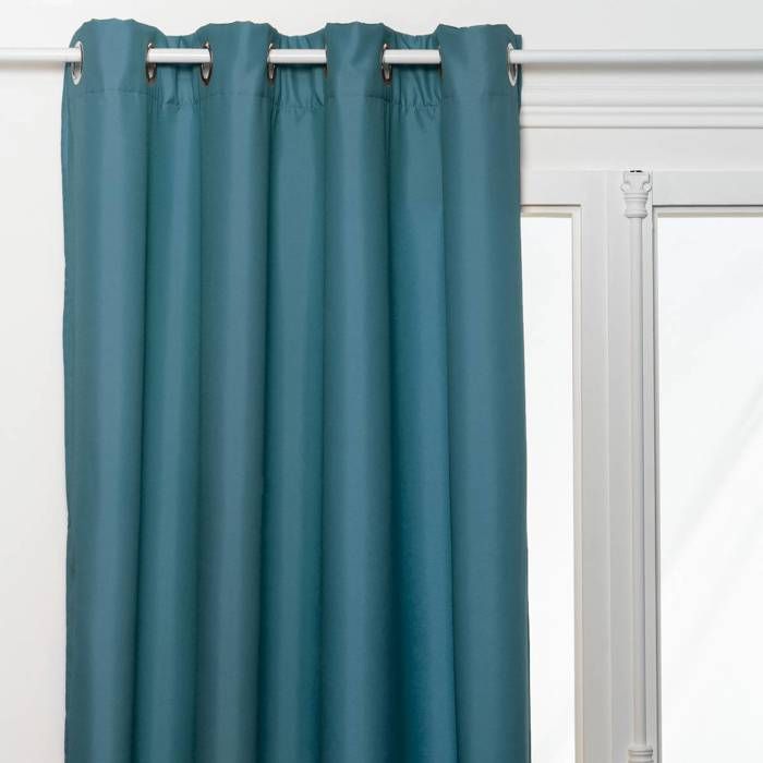 Rideau isolant Neal bleu égéen 140x260cm - Atmosphera Créateur dintérieur