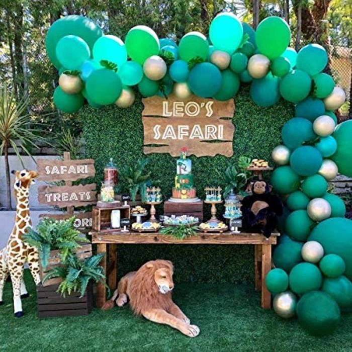 20 Personnalisé Jungle Safari Thème Fête D'Anniversaire Invitations inviter ref B53