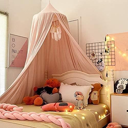 lit à baldaquin pour bébé - en coton - moustiquaire pour chambre à coucher - hauteur: 240 cm - longueur: 270 cm