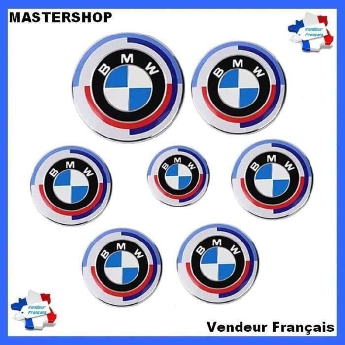 MOYEU DE ROUE BMW 50EME ANNIVERSAIRE EDITION KIT 7PCS - MASTERSHOP - VENDEUR FR